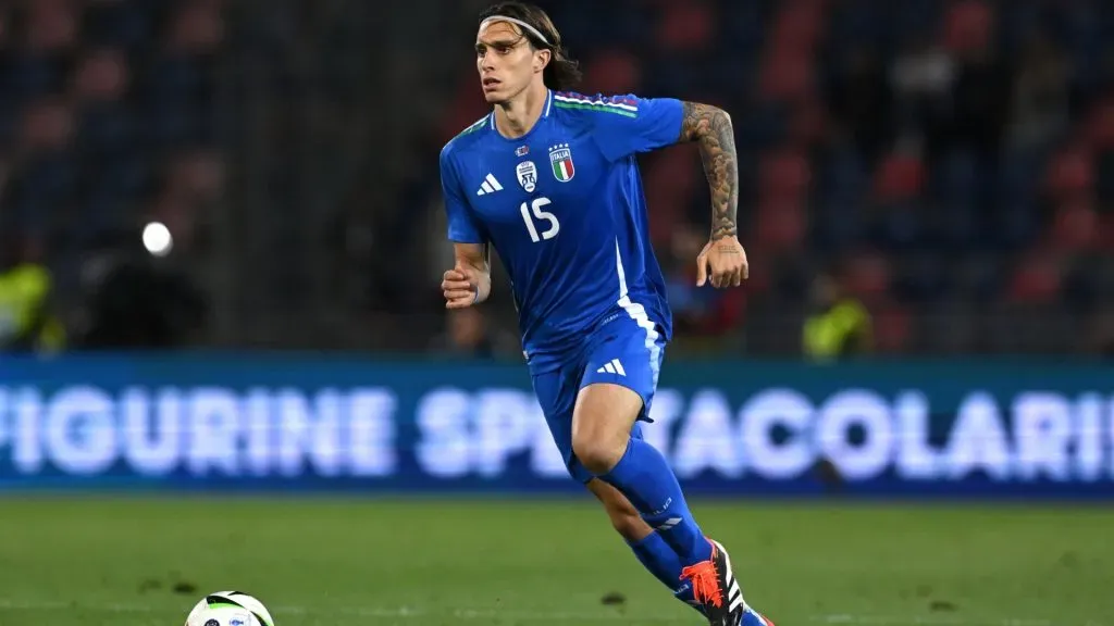 Riccardo Calafiori of Italy in action during International Friendly match between Italy and Turkiye at Renato DallāAra Stadium on June 04, 2024 in Bologna, Italy. Photo by Claudio Villa/Getty Images