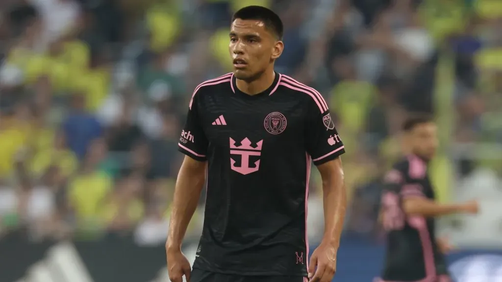 Diego Gomez #20 of Inter Miami looks on during the first half of the match against the Nashville SC at GEODIS Park on June 29, 2024 in Nashville, Tennessee. (Photo by Johnnie Izquierdo/Getty Images)