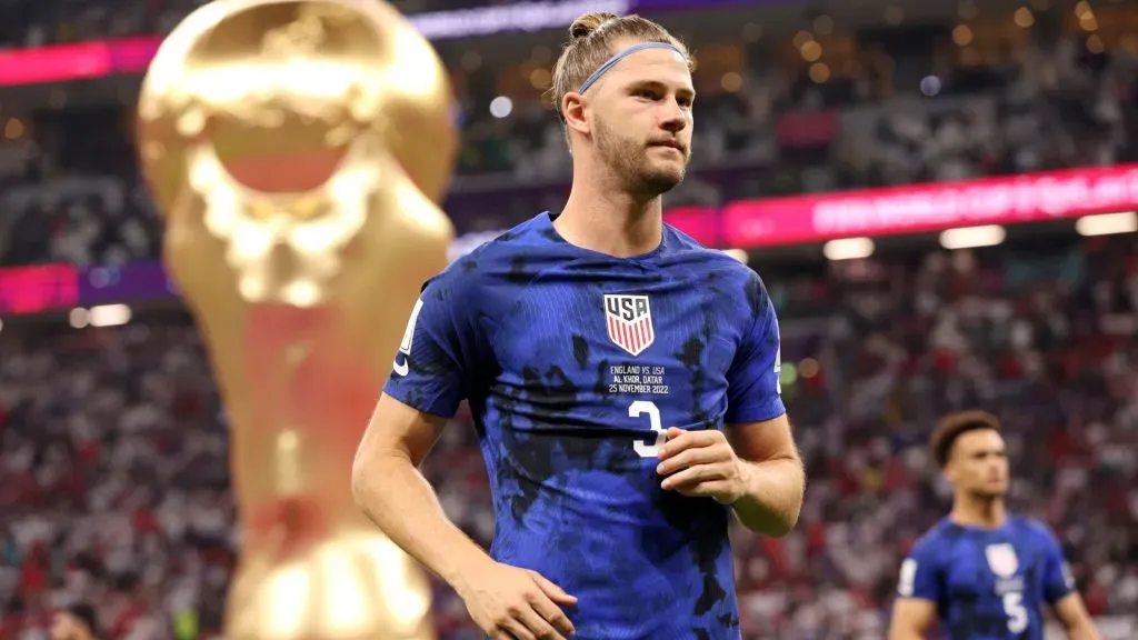 Walker Zimmerman of United States is seen prior to the FIFA World Cup Qatar 2022 Group B match between England and USA. Elsa/Getty Images