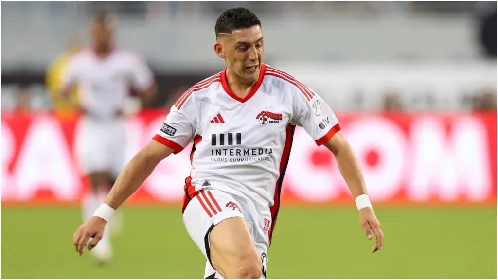 San Jose Earthquakes Midfielder Cristian Espinoza ā IMAGO / ZUMA Press Wire