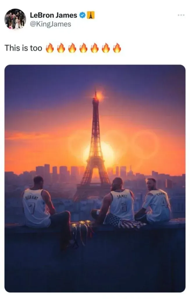LeBron James Paris 2024