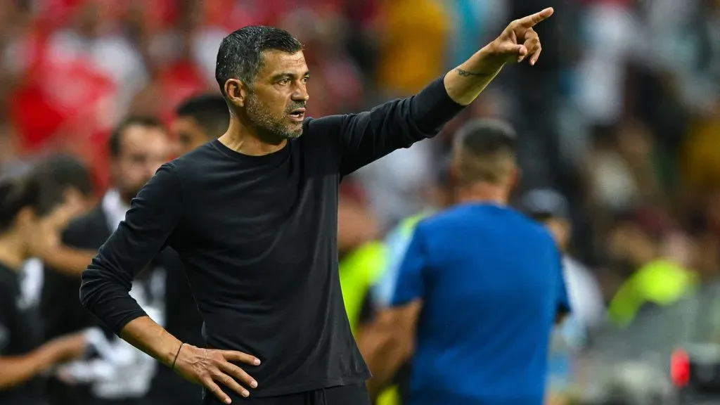 Head coach, Sergio Conceicao of FC Porto during the Supercopa de Portugal Final match between SL Benfica v FC Porto. Octavio Passos/Getty Images
