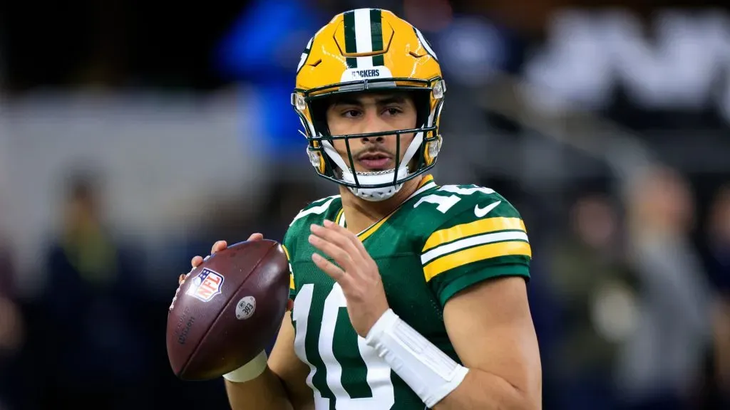 Jordan Love, quarterback of the Green Bay packers (NFL 2023)