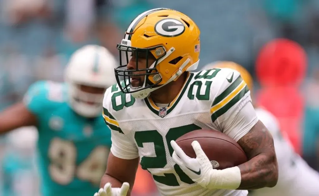 AJ Dillon – Green Bay Packers – NFL 2022