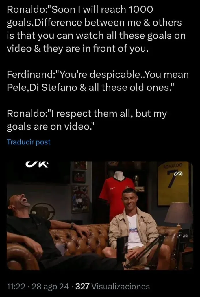 Cristiano Ronaldo Rio Ferdinand
