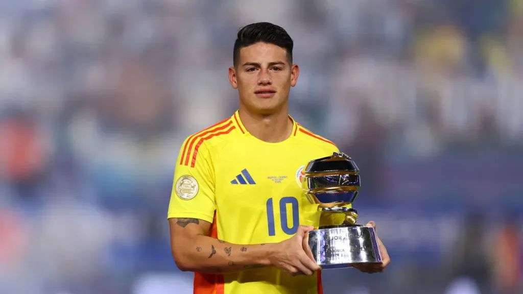 james rodriguez MVP trophy