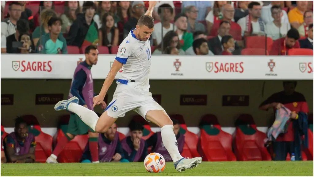 Edin Dzeko from Bosnia and Herzegovina ā IMAGO / ZUMA Press Wire