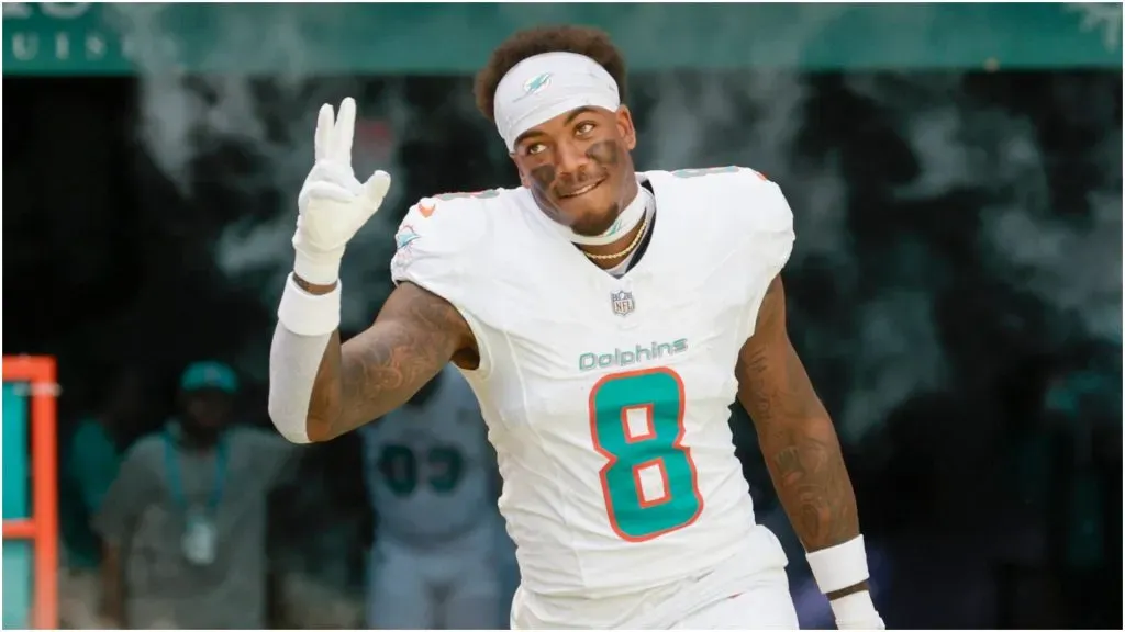 Miami Dolphins safety Jevon Holland â IMAGO / Icon Sportswire