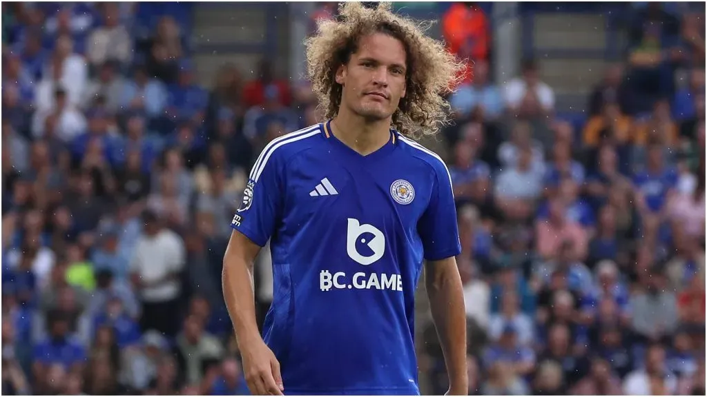 Wout Faes of Leicester City โ IMAGO / Every Second Media