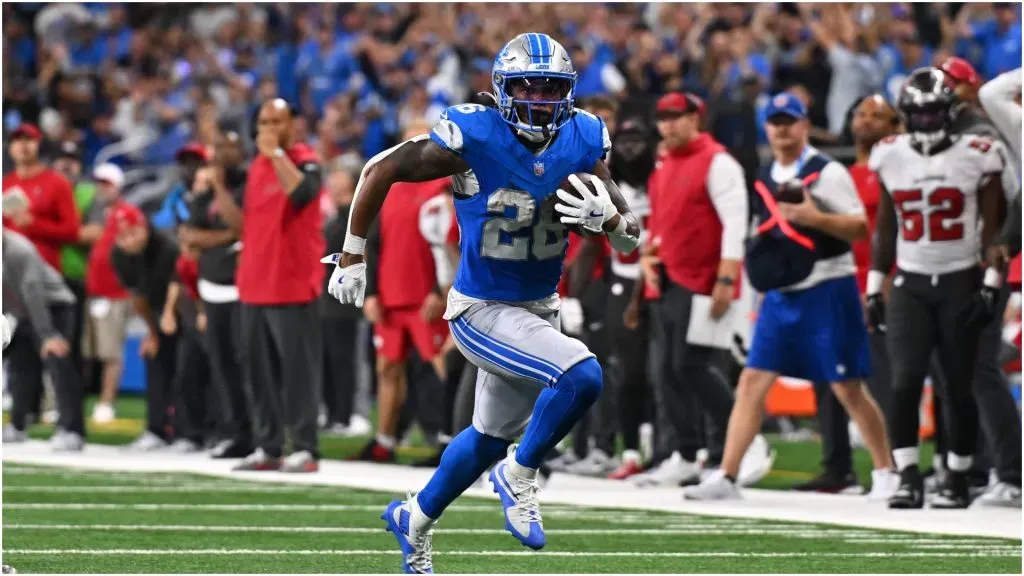 Detroit Lions running back Jahmyr Gibbs â IMAGO / Icon Sportswire
