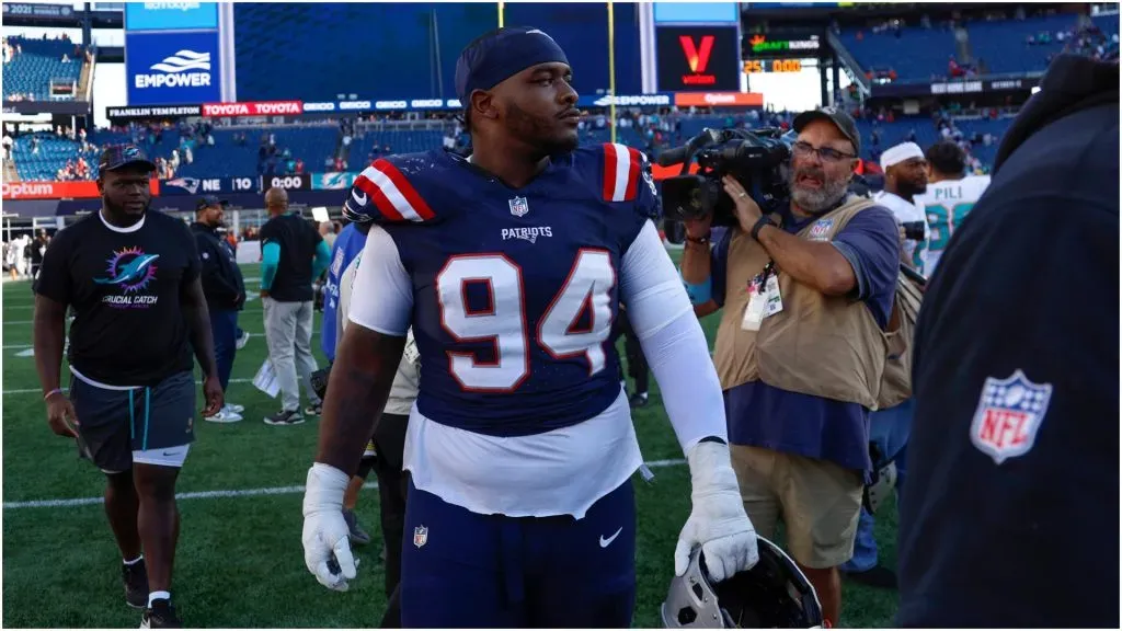 New England Patriots defensive tackle Jaquelin Roy â IMAGO / Icon Sportswire