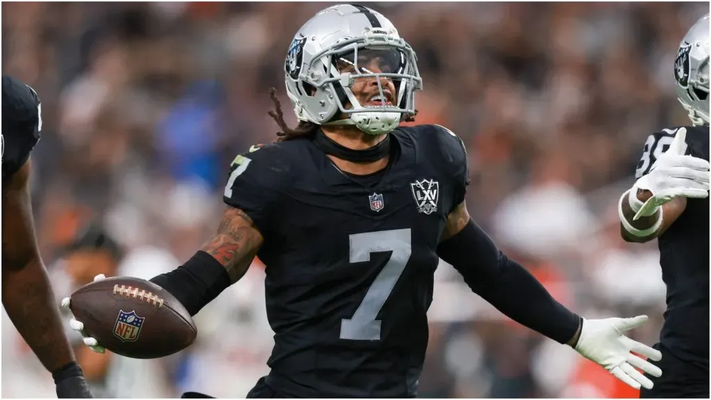 Las Vegas Raiders safety Tre von Moehrig â IMAGO / Icon Sportswire