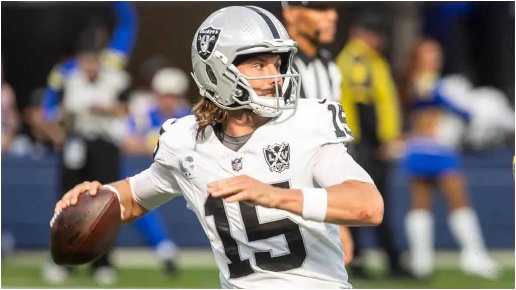 Las Vegas Raiders quarterback Gardner Minshew II ā IMAGO / Icon Sportswire