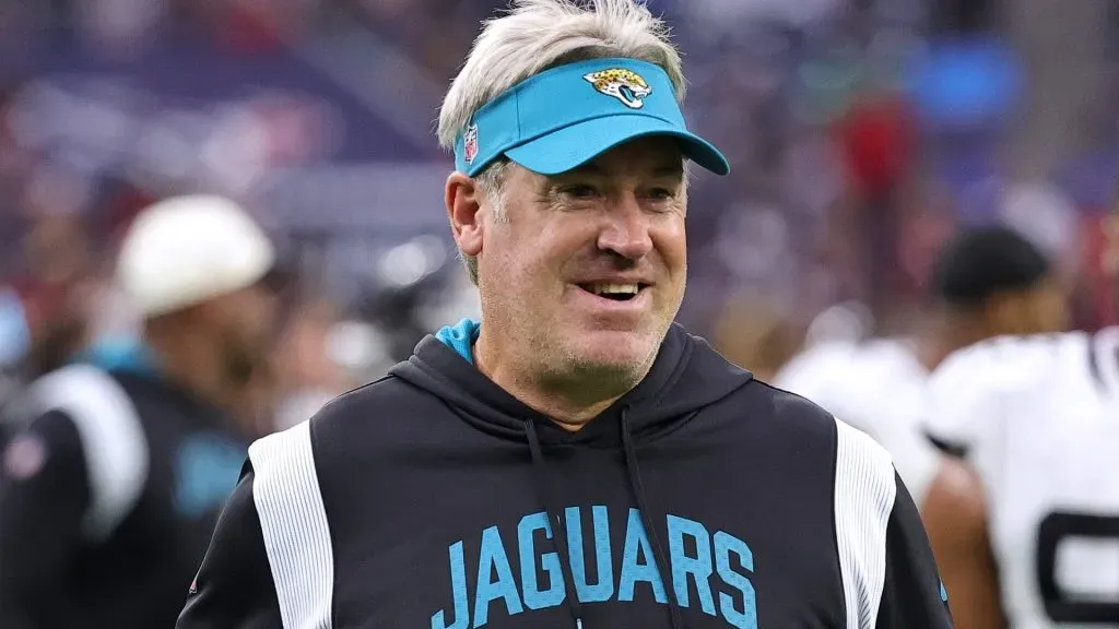Head coach Doug Pederson of the Jacksonville Jaguars celebrates after the game against the Houston Texans at NRG Stadium on January 01, 2023. (Source: Bob Levey/Getty Images)