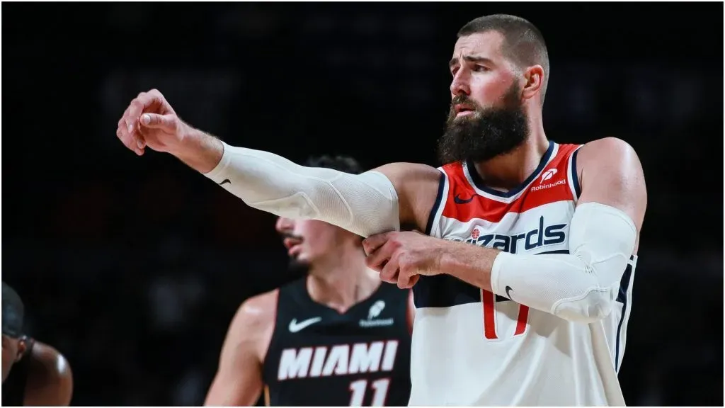 Jonas Valanciunas of the Washington Wizards ā Manuel Velasquez/Getty Images