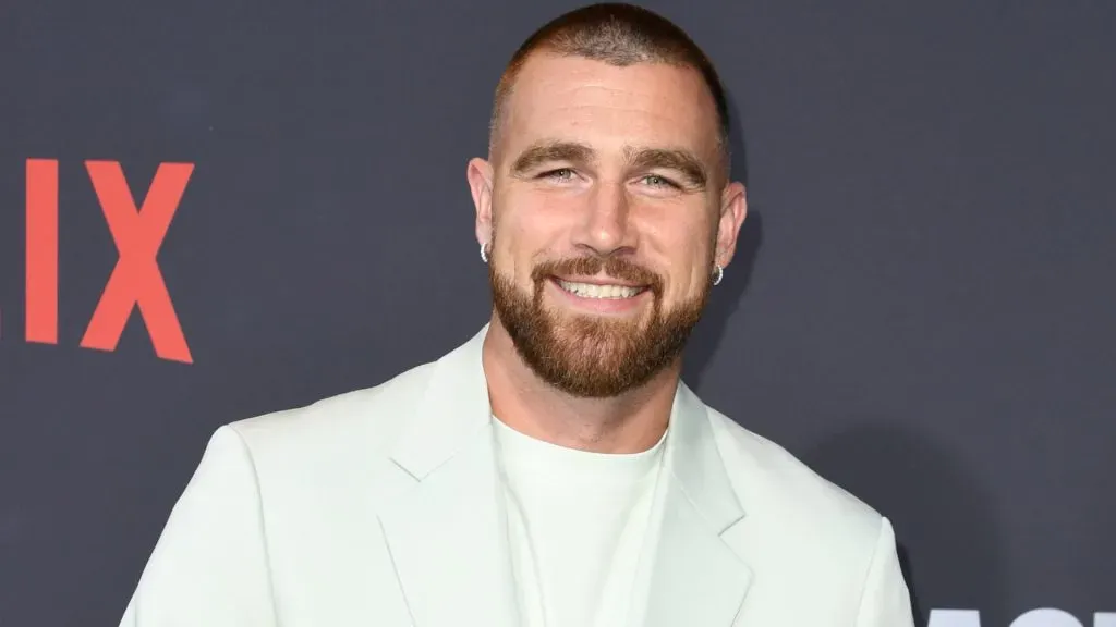 Travis Kelce attends the Los Angeles Premiere Of Netflix’s “Quarterback” at TUDUM Theater on July 11, 2023. (Source: JC Olivera/Getty Images)