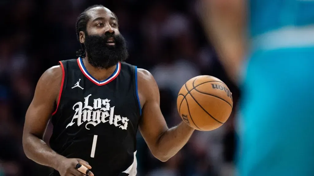 James Harden playing