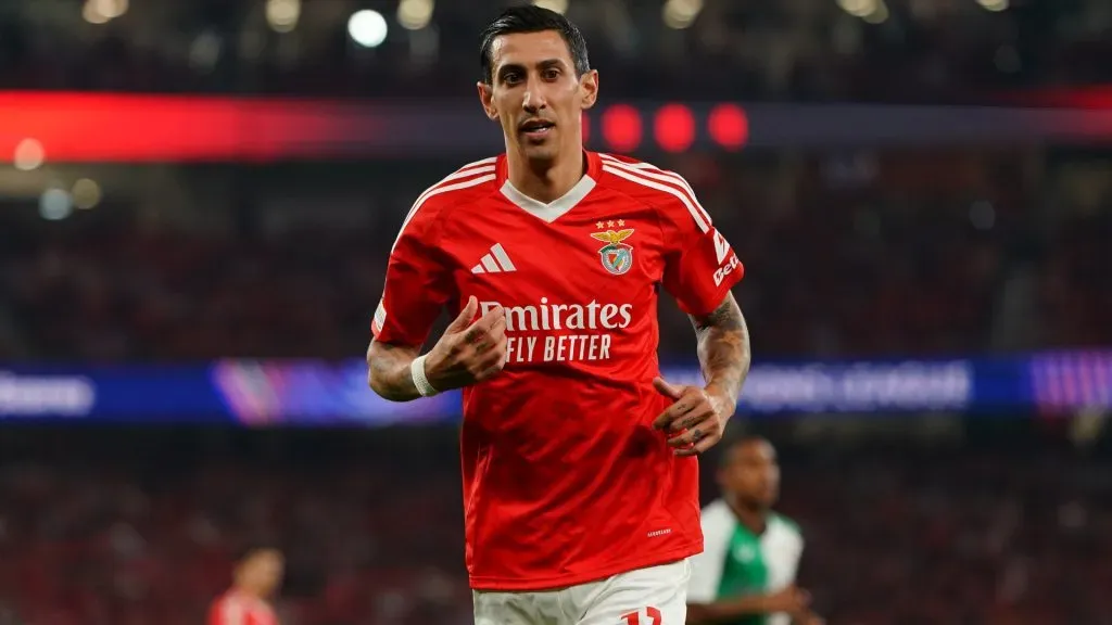 Angel Di Maria of SL Benfica during the UEFA Champions League 2024/25 League Phase MD3 match between SL Benfica and Feyenoord
