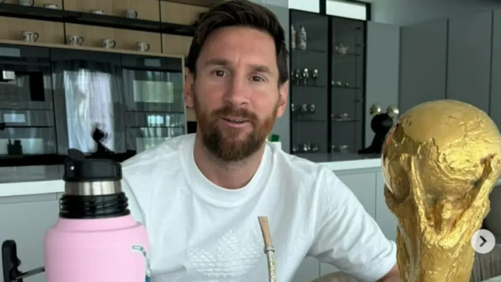 lionel messi's instagram message