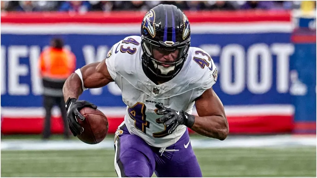Baltimore Ravens running back Justice Hill โ IMAGO / ZUMA Press Wire