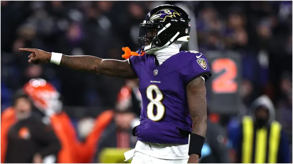 Lamar Jackson of the Baltimore Ravens – Scott Taetsch/Getty Images