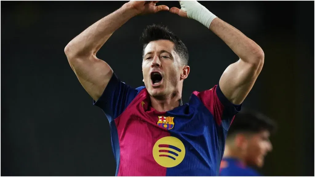 Robert Lewandowski of FC Barcelona – Alex Caparros/Getty Images