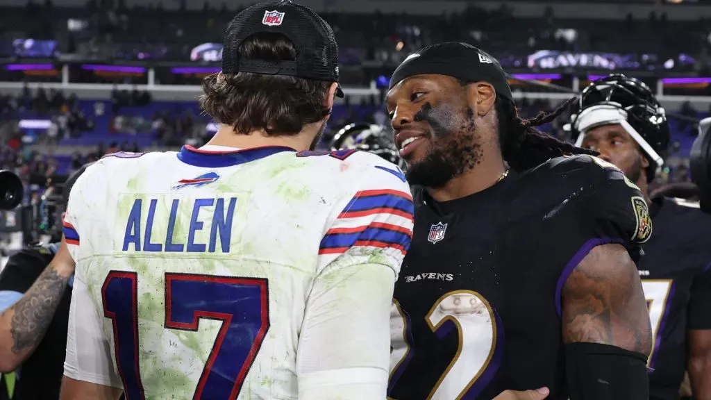 Derrick Henry and Josh Allen