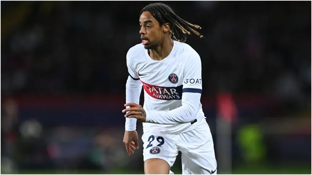 Bradley Barcola of Paris Saint Germain β David Ramos/Getty Images