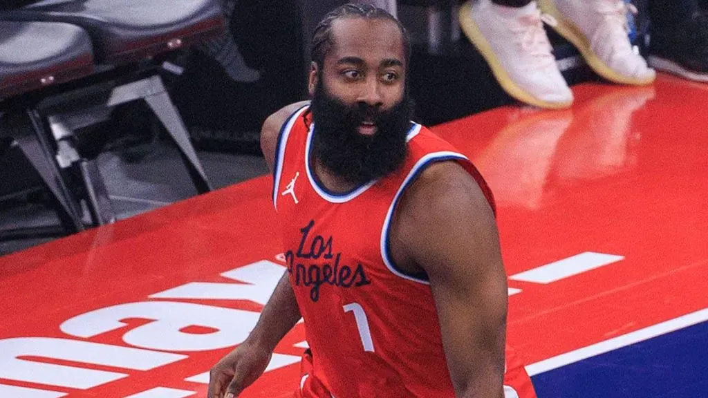 James Harden dribbling