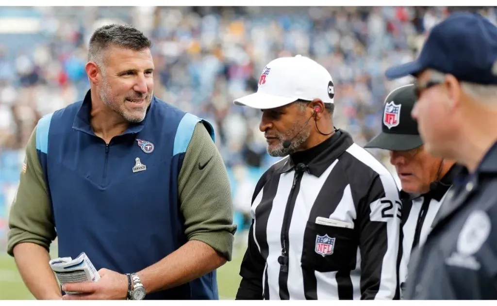 Head coach Vrabel during his time with the Titans