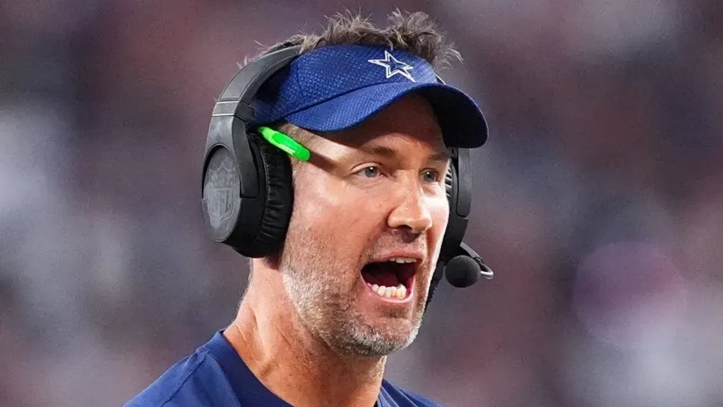 Head coach Brian Schottenheimer of the Dallas Cowboys