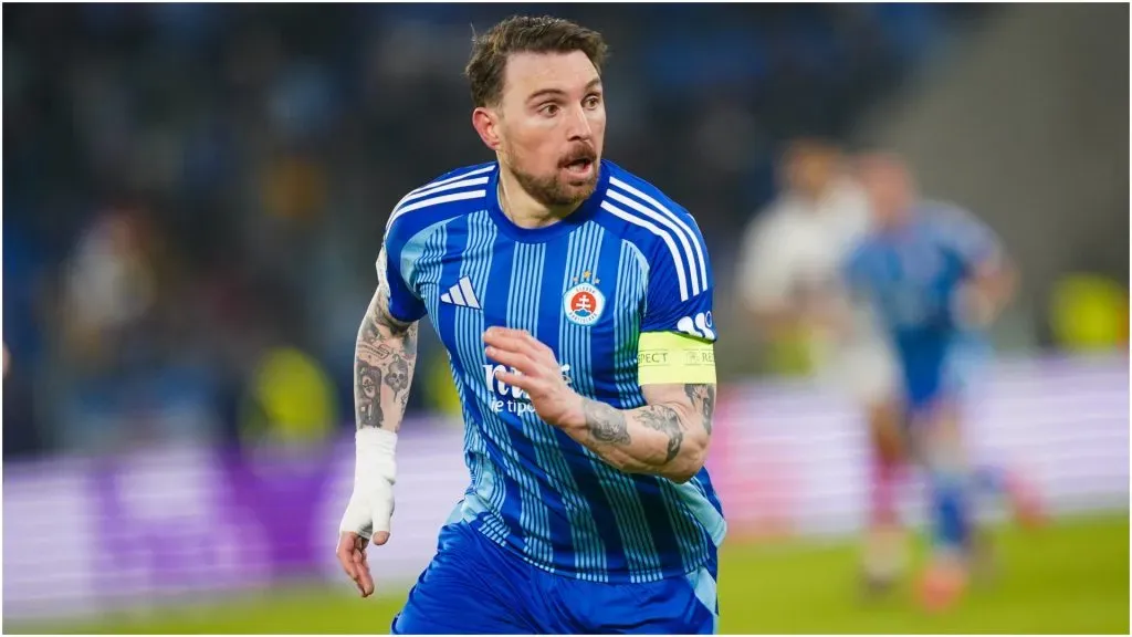 Guram Kashia of SK Slovan Bratislava – Christian Hofer/Getty Images