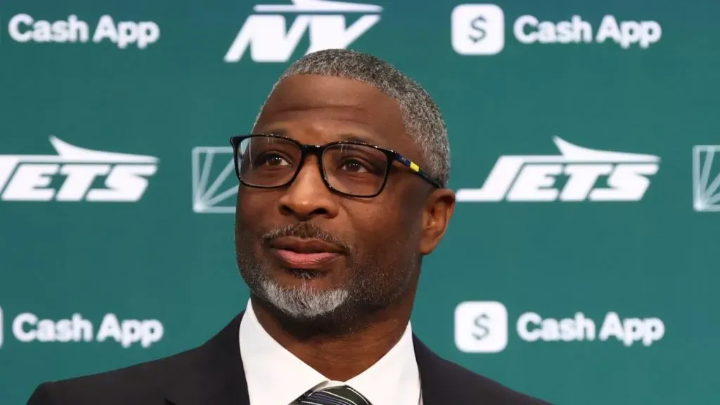 New York Jets head coach Aaron Glenn