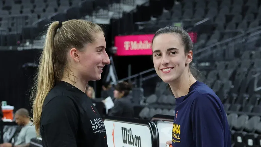 Kate Martin and Caitlin Clark (Ethan Miller/Getty Images)