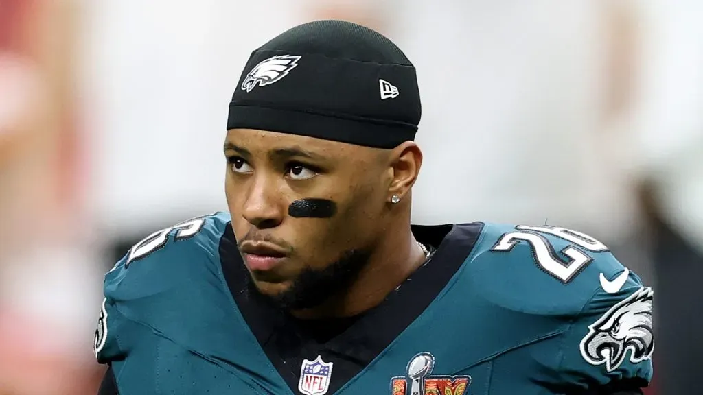 Saquon Barkley, running back for the Philadelphia Eagles