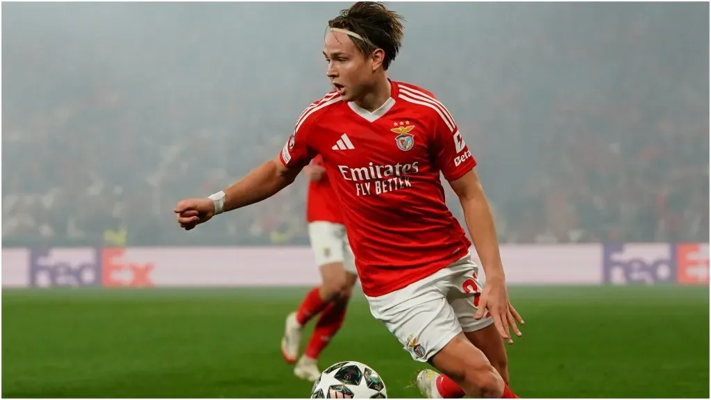 Andreas Schjelderup of SL Benfica – Gualter Fatia/Getty Images