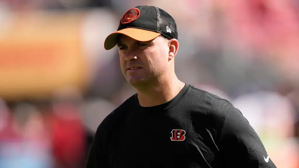 Head coach Zac Taylor of the Cincinnati Bengals looks on prior to a game against the San Francisco 49ers at Levi’s Stadium on October 29, 2023. (Source: Thearon W. Henderson/Getty Images)