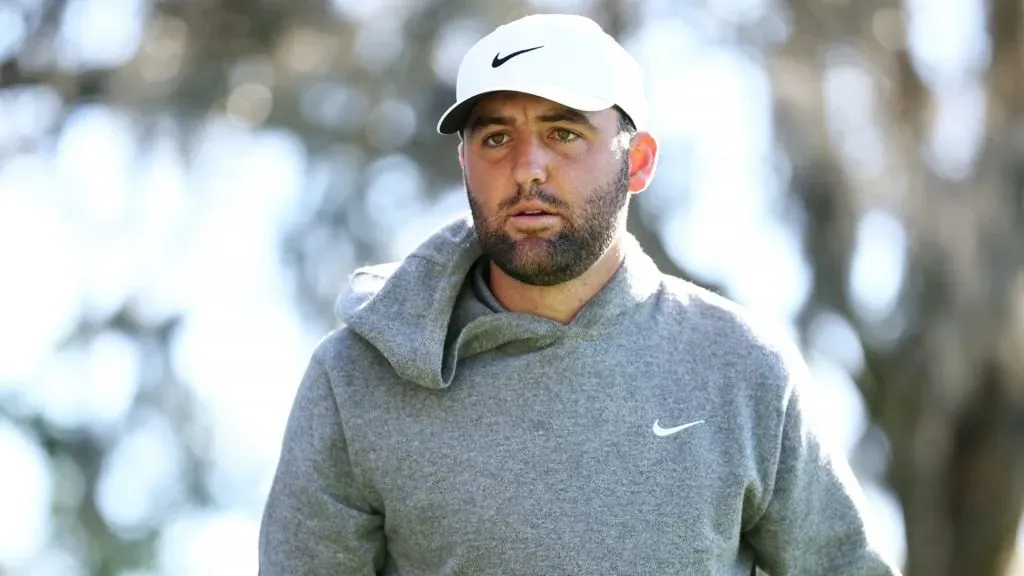 Scottie Scheffler of the United States looks on prior to THE PLAYERS Championship on the Stadium Course at TPC Sawgrass on March 11, 2025. (Source: Jared C. Tilton/Getty Images)