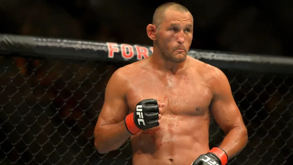 Dan Henderson during his middleweight bout at UFC 199 at The Forum on June 4, 2016. (Source: Jayne Kamin-Oncea/Getty Images)