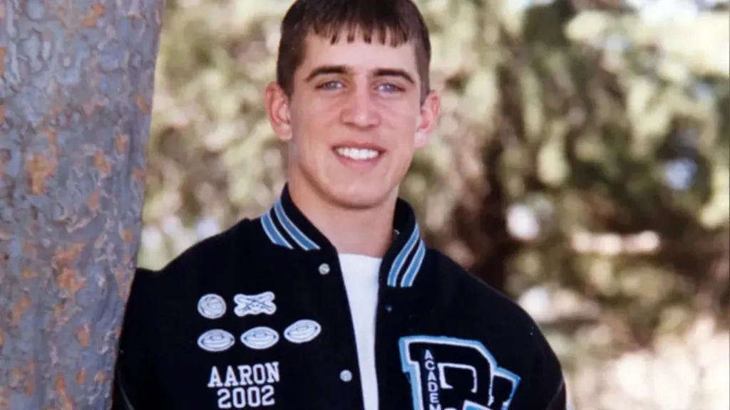 Aaron Rodgers in high school. (Source: USA Today)