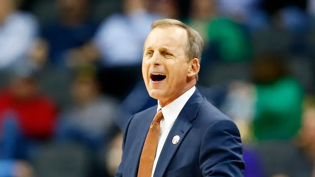 Head coach Rick Barnes of the Texas Longhorns reacts in the second half against the Butler Bulldogs during the second round of the 2015 NCAA Men’s Basketball Tournament at Consol Energy Center on March 19, 2015 in Pittsburgh, Pennsylvania.
