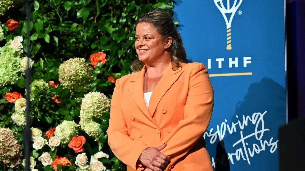 Clijsters was inducted into the Tennis Hall of Fame in 2017 (Roy Rochlin/Getty Images)