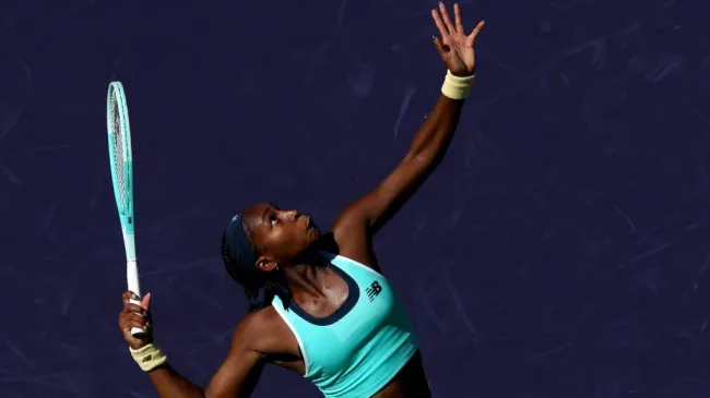 Coco Gauff has been tweaking her serve since late 2024 (Matthew Stockman/Getty Images)