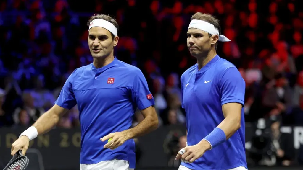 Federer and Nadal shared the court in the 2022 Laver Cup (Getty Images)