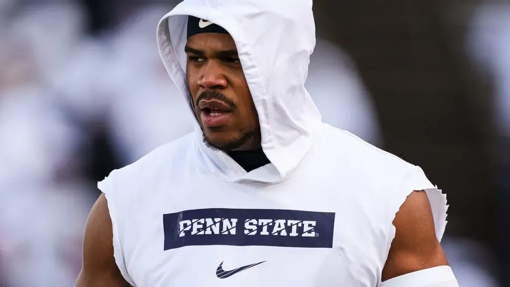 Abdul Carter #11 of the Penn State Nittany Lions looks on before the game against the Southern Methodist Mustangs at Beaver Stadium on December 21, 2024. (Source: Scott Taetsch/Getty Images)