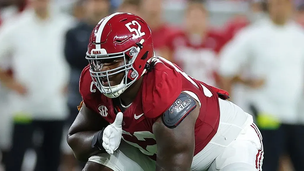 Tyler Booker, former guard for Alabama Crimson Tide