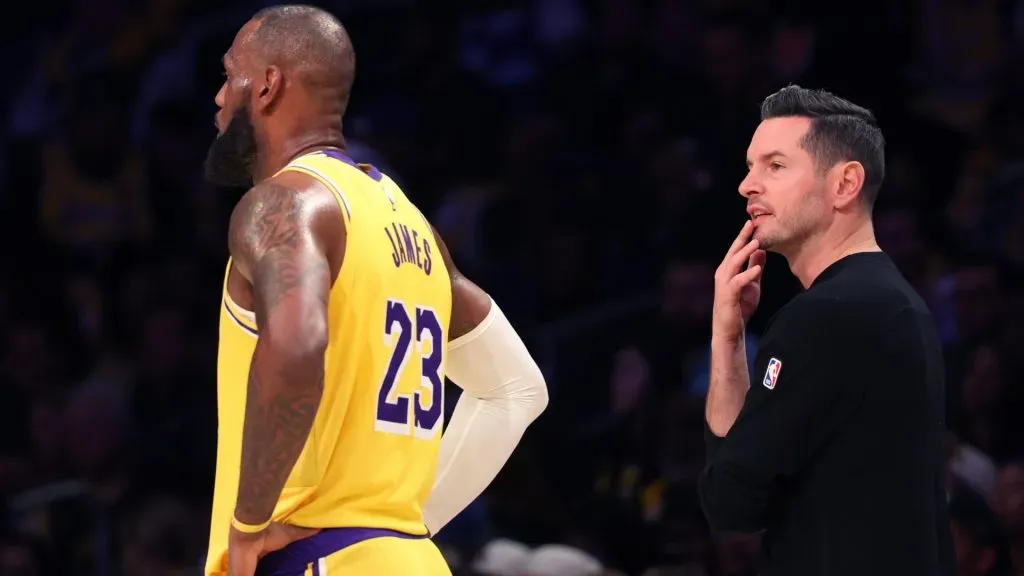 LeBron James and head coach JJ Redick