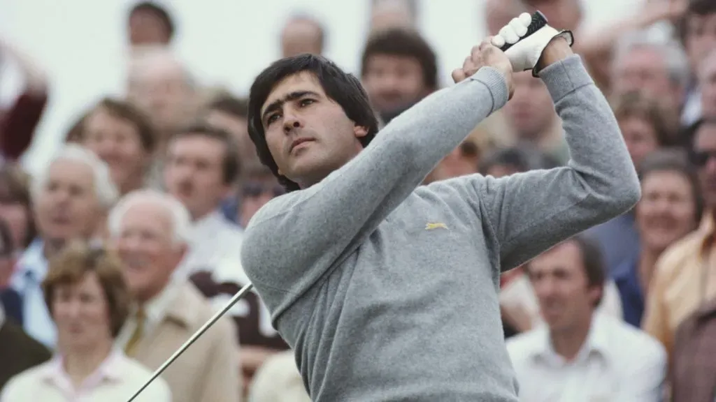 Seve Ballesteros of Spain during the 110th Open Championship on 16th July 1981. (Source: Adrian Murrell/Getty Images)