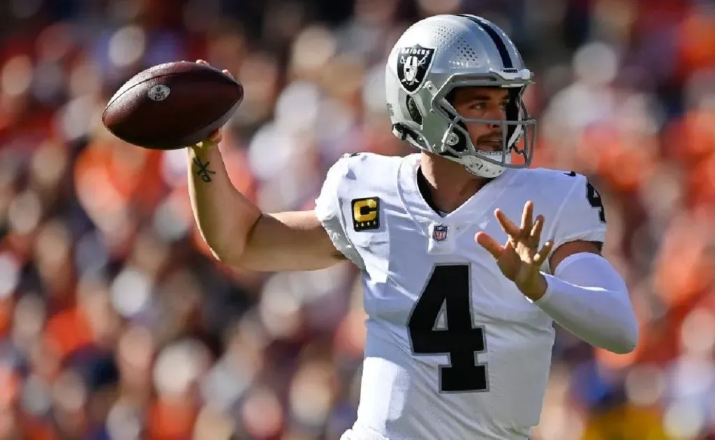 Derek Carr after his first victory without Jon Gruden as head coach