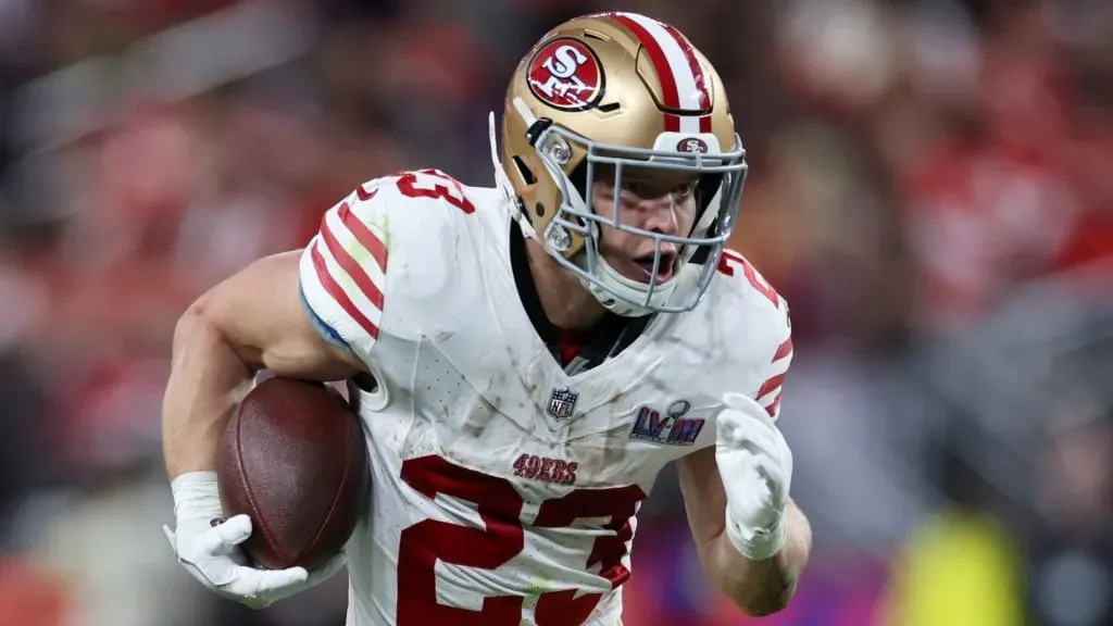 Christian McCaffrey, running back of the San Francisco 49ers
